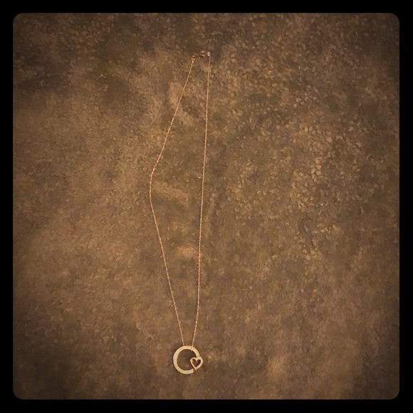 Gold silver and diamond necklace - Picture 2 of 6
